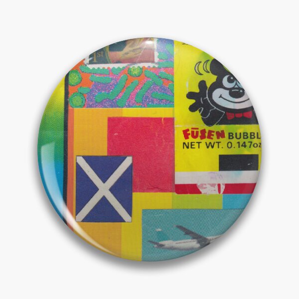 Item preview, Collage multicolor de chicle japonés designed and sold by Fatima Desantos.