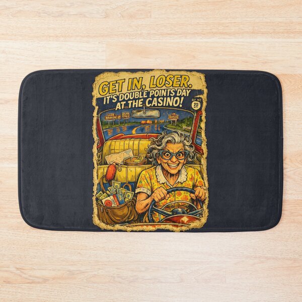 Item preview, Gambling Grandma Casino Trip - Retro Comic Art designed and sold by radiogalaxy.