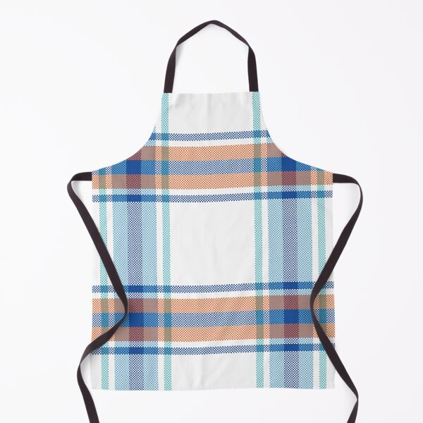 Item preview, Blue and Orange Plaid Seamless Pattern designed and sold by PowerAntShop.