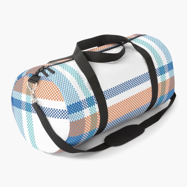 Item preview, Blue and Orange Plaid Seamless Pattern designed and sold by PowerAntShop.