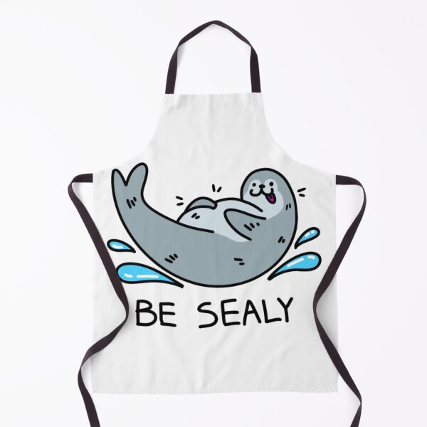Item preview, Funny Silly Floating Seal Marine Animal Ocean Pun designed and sold by hugoinkcoast.
