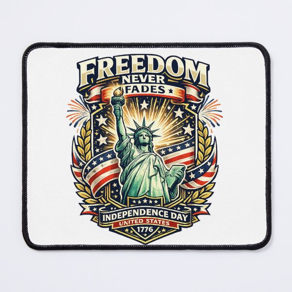 Item preview, Freedom Never Fades Statue Of Liberty 4th Of July Vector designed and sold by wizooo411.