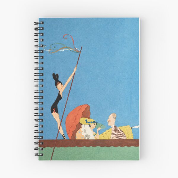 Item preview, The Gondola Ride  -  Art Deco Vintage Boat Scene Elegant Retro Lovers Gift  SEO Tags (14): designed and sold by RickE.