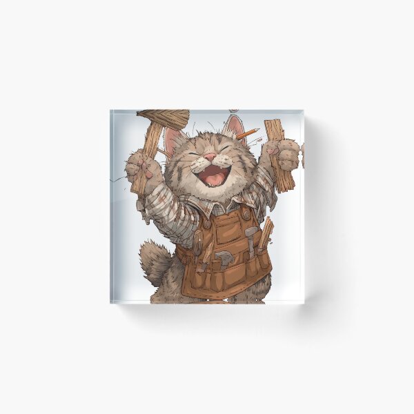 Item preview, Carpenter Cat designed and sold by pumsquare.