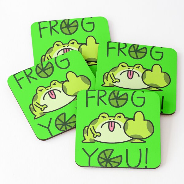 Item preview, Frog You Funny Angry designed and sold by hugoinkcoast.