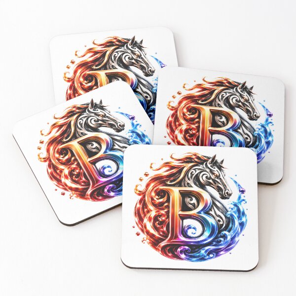 Item preview, Tideborn Pisces Stallion Letter B designed and sold by BlissBlvdShop.
