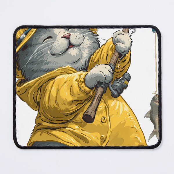 Item preview, Fisherman Cat designed and sold by pumsquare.
