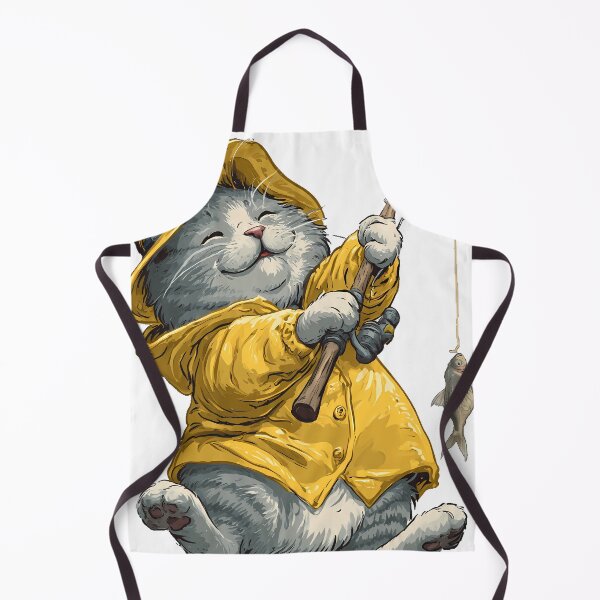 Item preview, Fisherman Cat designed and sold by pumsquare.