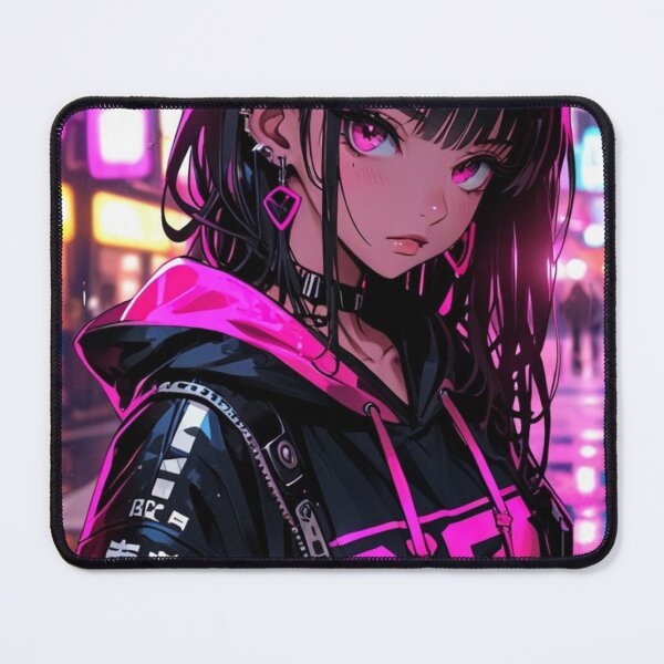 Item preview, Japanese Neon Girl Anime Wallpaper Style Artwork designed and sold by AnimDream .