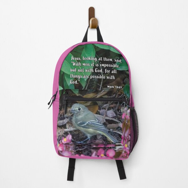 Item preview, Mark 10:27 All Things Are Possible With God - Bird Photograph designed and sold by InsprtnlArtbyDP.