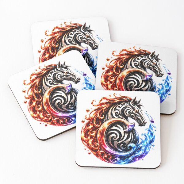 Item preview, Tideborn Pisces Stallion Letter C designed and sold by BlissBlvdShop.