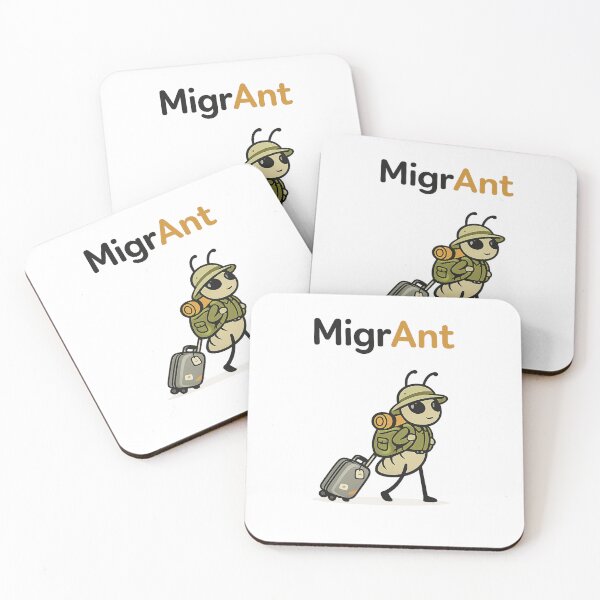 Item preview, MigrAnt Funny Traveling Ant designed and sold by NicramR.