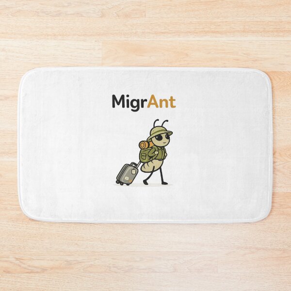Item preview, MigrAnt Funny Traveling Ant designed and sold by NicramR.