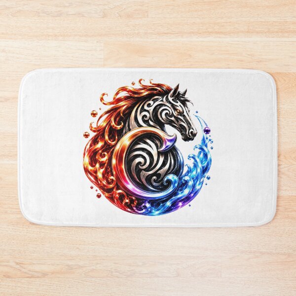Item preview, Tideborn Pisces Stallion Letter C designed and sold by BlissBlvdShop.