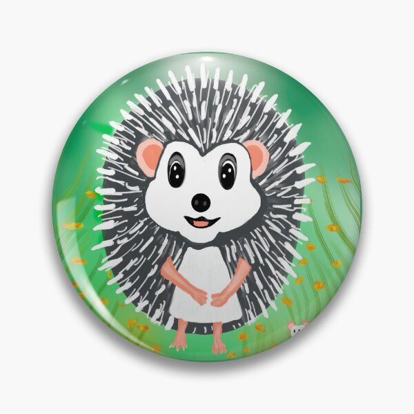 Item preview, Cheerful Hedgehog in a Meadow designed and sold by Elaine M Hayward .