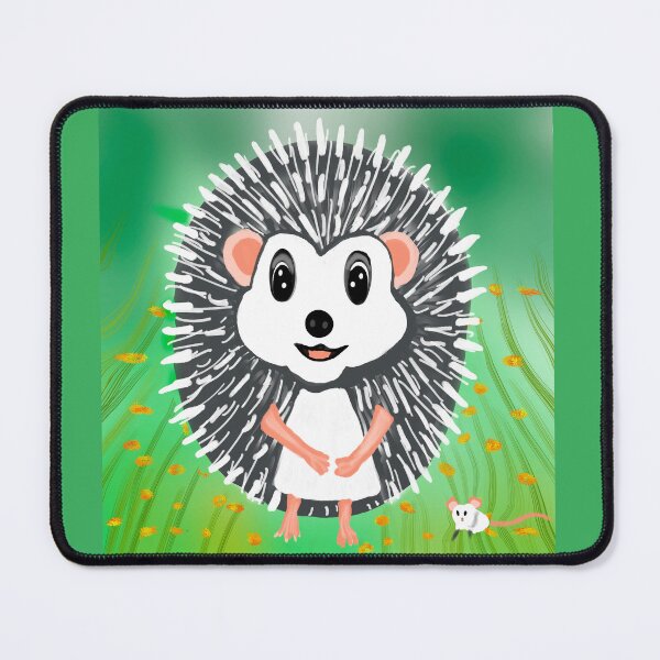 Item preview, Cheerful Hedgehog in a Meadow designed and sold by Elaine M Hayward .