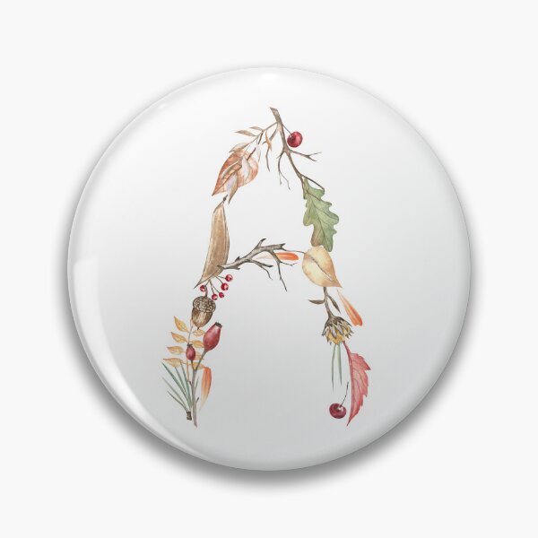 Item preview, Autumn Letter A Monogram designed and sold by Flowersforbear.