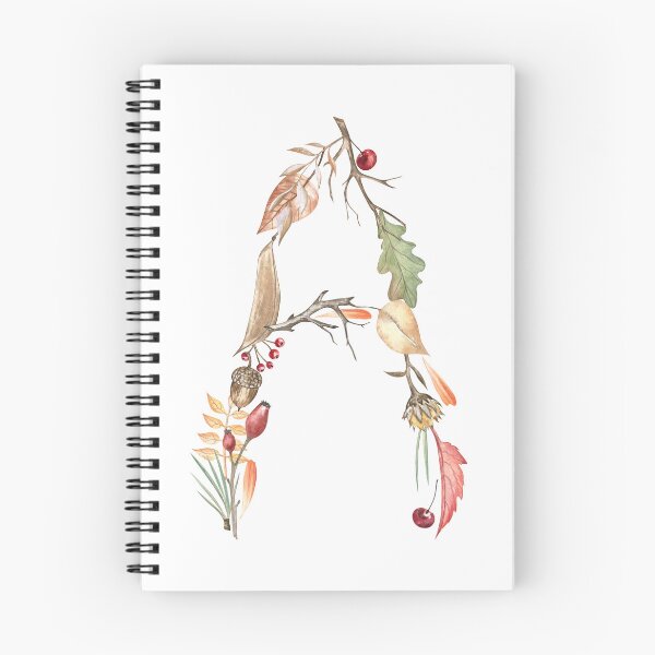 Item preview, Autumn Letter A Monogram designed and sold by Flowersforbear.