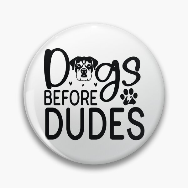 Item preview, Dogs Before Dudes - Funny Dog Quotes Retro Vintage Aesthetic Best Puppy Fur Mom Sarcastic Girl Gift designed and sold by FuzionRaptor.