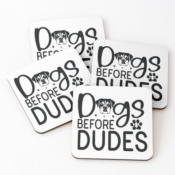 Item preview, Dogs Before Dudes - Funny Dog Quotes Retro Vintage Aesthetic Best Puppy Fur Mom Sarcastic Girl Gift designed and sold by FuzionRaptor.