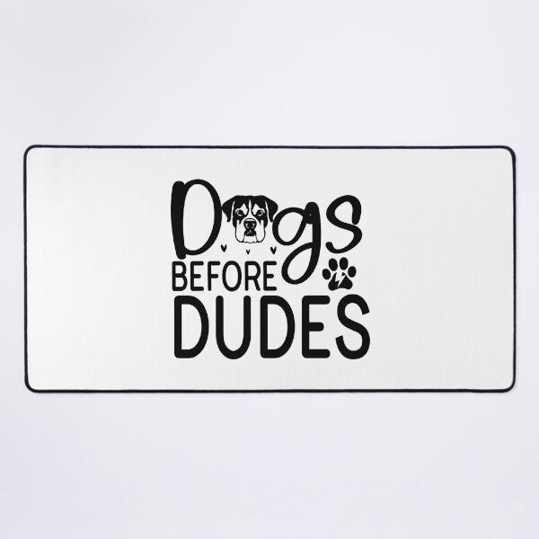Item preview, Dogs Before Dudes - Funny Dog Quotes Retro Vintage Aesthetic Best Puppy Fur Mom Sarcastic Girl Gift designed and sold by FuzionRaptor.