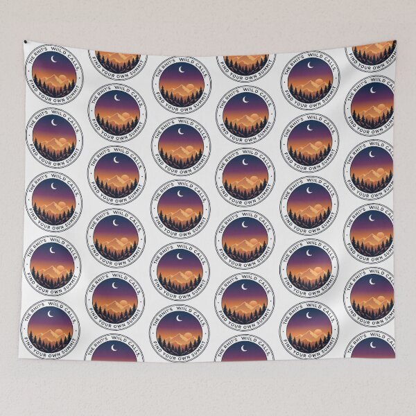 Item preview, Find Your Own Summit Retro Mountain Badge designed and sold by My-Hoodies.