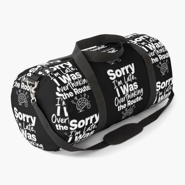 Item preview, Sorry Overthinking Route Doodle Accent ADHD Humor t-shirt designed and sold by Mosidrip.