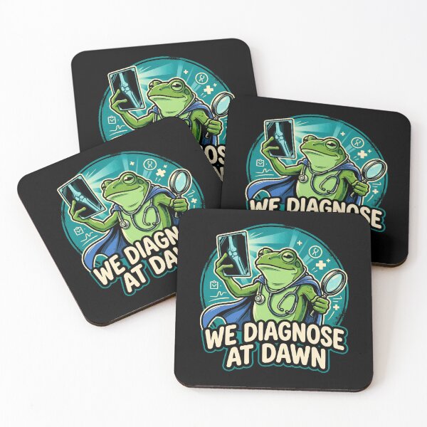 Item preview, We Diagnose At Dawn - Funny Radiologist Frog Doctor designed and sold by BumbleBloom7.