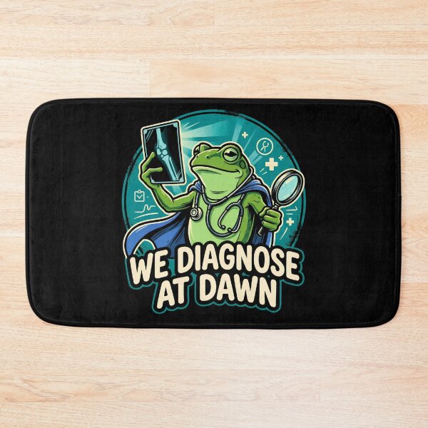 Item preview, We Diagnose At Dawn - Funny Radiologist Frog Doctor designed and sold by BumbleBloom7.
