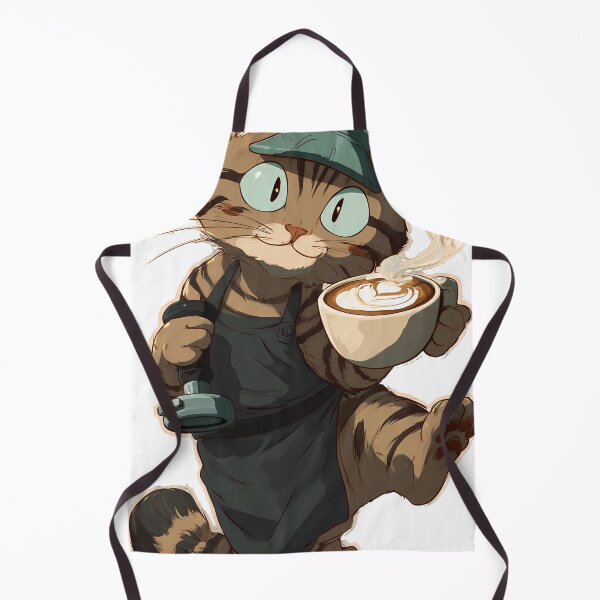 Item preview, Gato barista designed and sold by pumsquare.