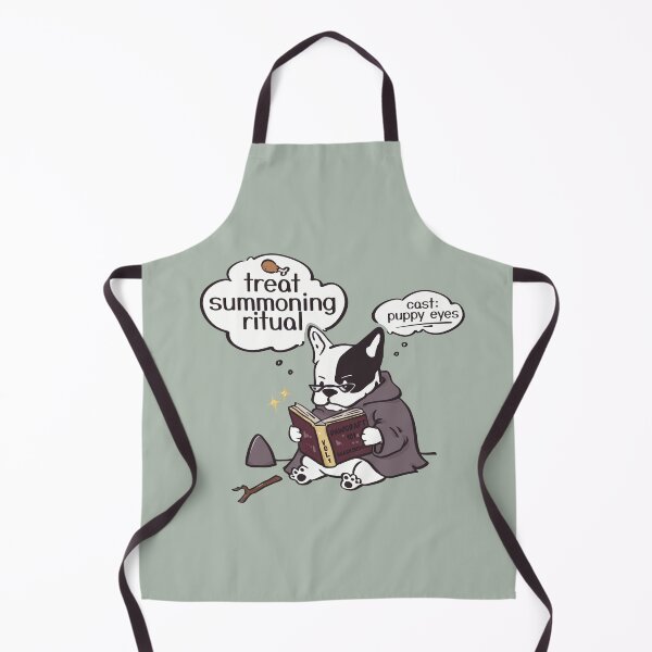 Item preview, Treat Summoning Ritual - French Bulldog Wizard designed and sold by CricketDoodles.