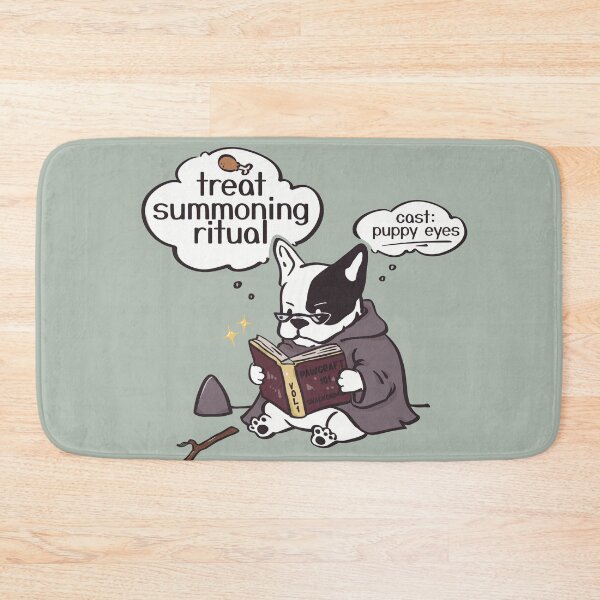Item preview, Treat Summoning Ritual - French Bulldog Wizard  designed and sold by CricketDoodles.