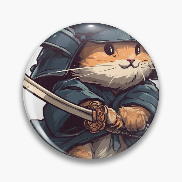 Item preview, Samurai Cat designed and sold by pumsquare.
