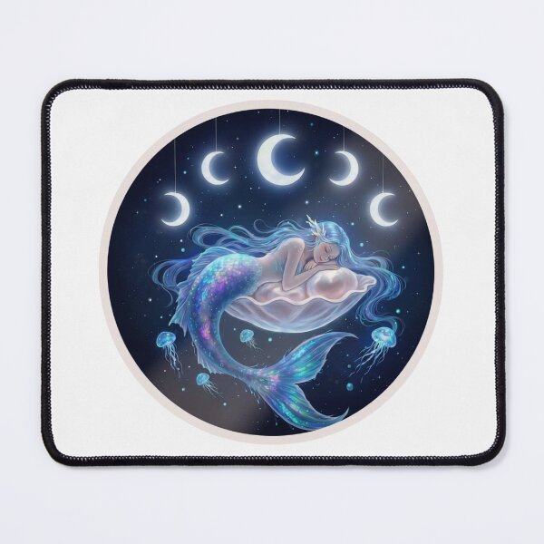 Item preview, Sleeping Siren of the Night Tide sticker  designed and sold by Designertanya.