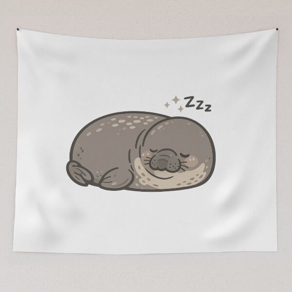 Item preview, Sleepy Neil The Seal Loaf designed and sold by THE JIZU SHOP.