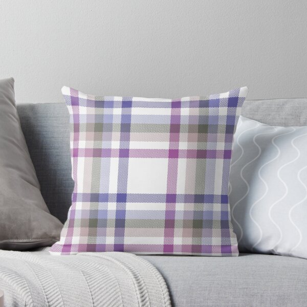 Item preview, Purple and Gray Plaid Seamless Pattern designed and sold by PowerAntShop.