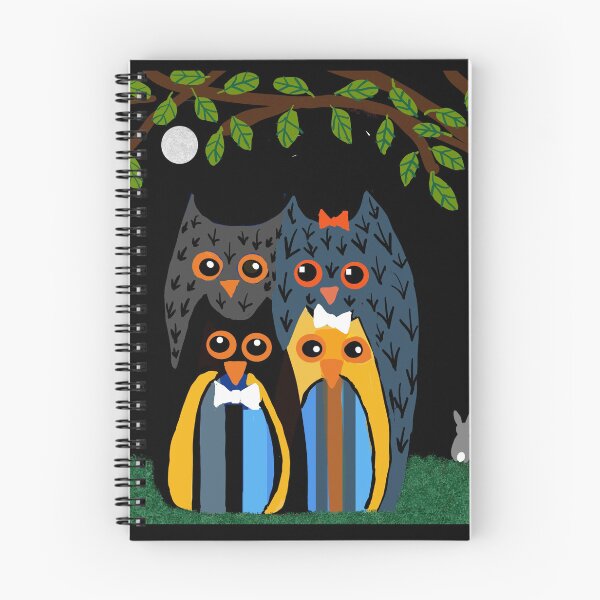 Item preview, Owls Under the Moonlit Sky designed and sold by Elaine M Hayward .