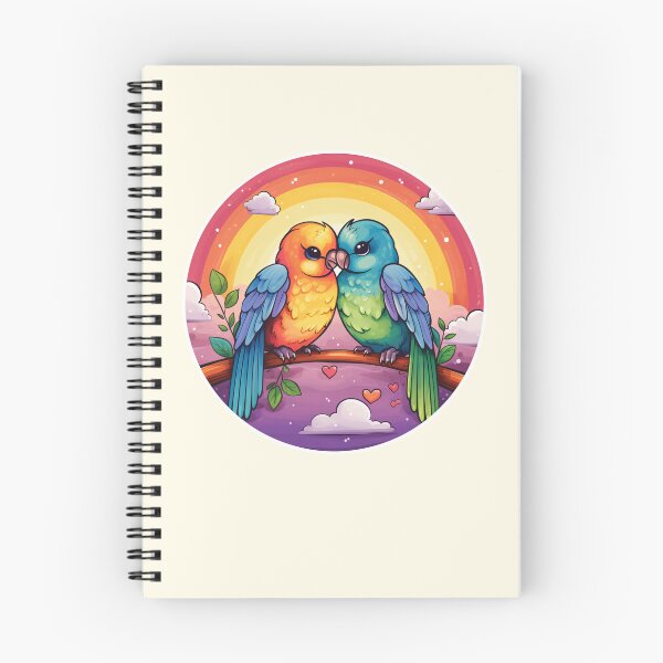 Item preview, Funny Love Birds Colorful Rainbow Cute Boys Girls Kids designed and sold by rafaeltto.