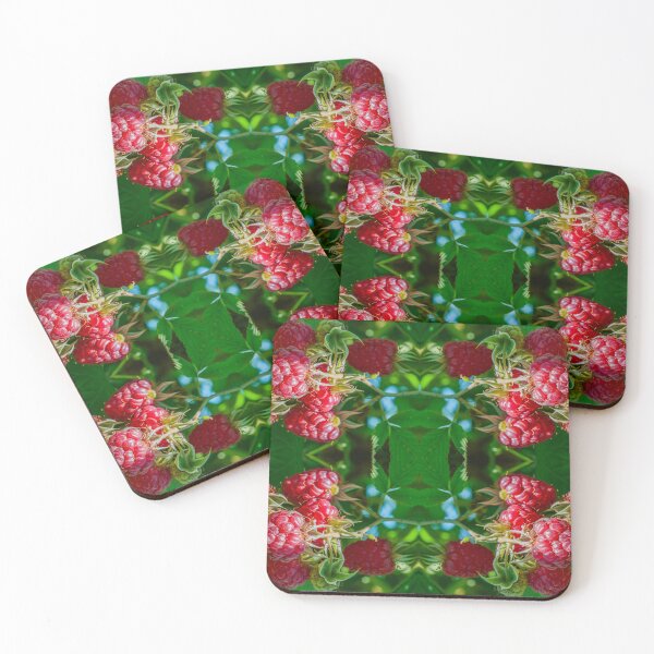 Item preview, Raspberry Kaleidoscope — Symmetrical Berry Pattern designed and sold by Andrey Yurkevich Art.