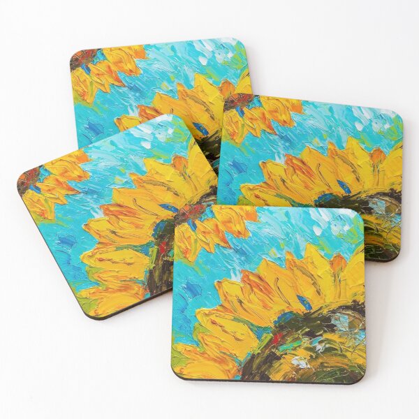 Item preview, Sunny Impasto Sunflowers designed and sold by ew7987049.