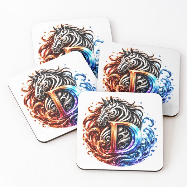 Item preview, Tideborn Pisces Stallion Letter D designed and sold by BlissBlvdShop.