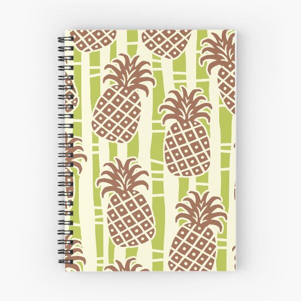 Item preview, Pineapple Bamboo Stripes Pattern Olive Green & Brown designed and sold by tonymagnerart.