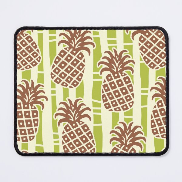 Item preview, Pineapple Bamboo Stripes Pattern Olive Green & Brown designed and sold by tonymagnerart.