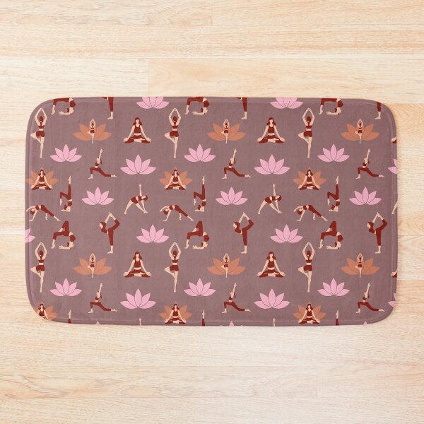 Item preview, Yoga Seamless Pattern | Lotus & Meditation Aesthetic | Wellness Fitness Illustration designed and sold by StudiobyTara.