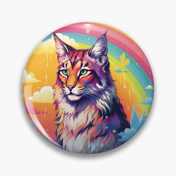 Item preview, Funny Lynx Colorful Rainbow Cute Boys Girls Kids designed and sold by rafaeltto.