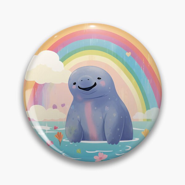 Item preview, Funny Manatee Colorful Rainbow Cute Boys Girls Kids designed and sold by rafaeltto.