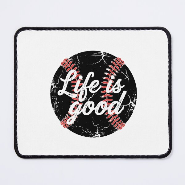 Item preview, Life Is Good Distressed Baseball Circle designed and sold by duduartwork.