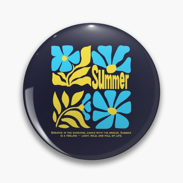 Item preview, Retro Summer Floral Aesthetic Quote Art designed and sold by EchoPrint Co..