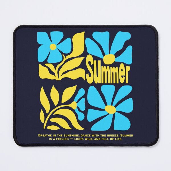 Item preview, Retro Summer Floral Aesthetic Quote Art designed and sold by EchoPrint Co..
