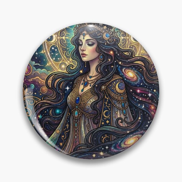 Item preview, The Celestial Queen of Starlight T-Shirt designed and sold by Designertanya.